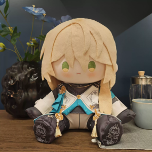 Fanart Luocha Plushies Female 40CM Bean Eyes Plush Doll With Clothes
