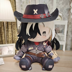 Fanart Boothill Plushies Female 40CM Bean Eyes Plush Doll With Clothes