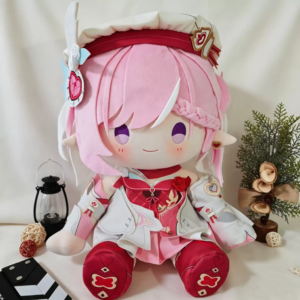 Fanart Elysia Plushies Female 40CM Bean Eyes Plush Doll With Clothes