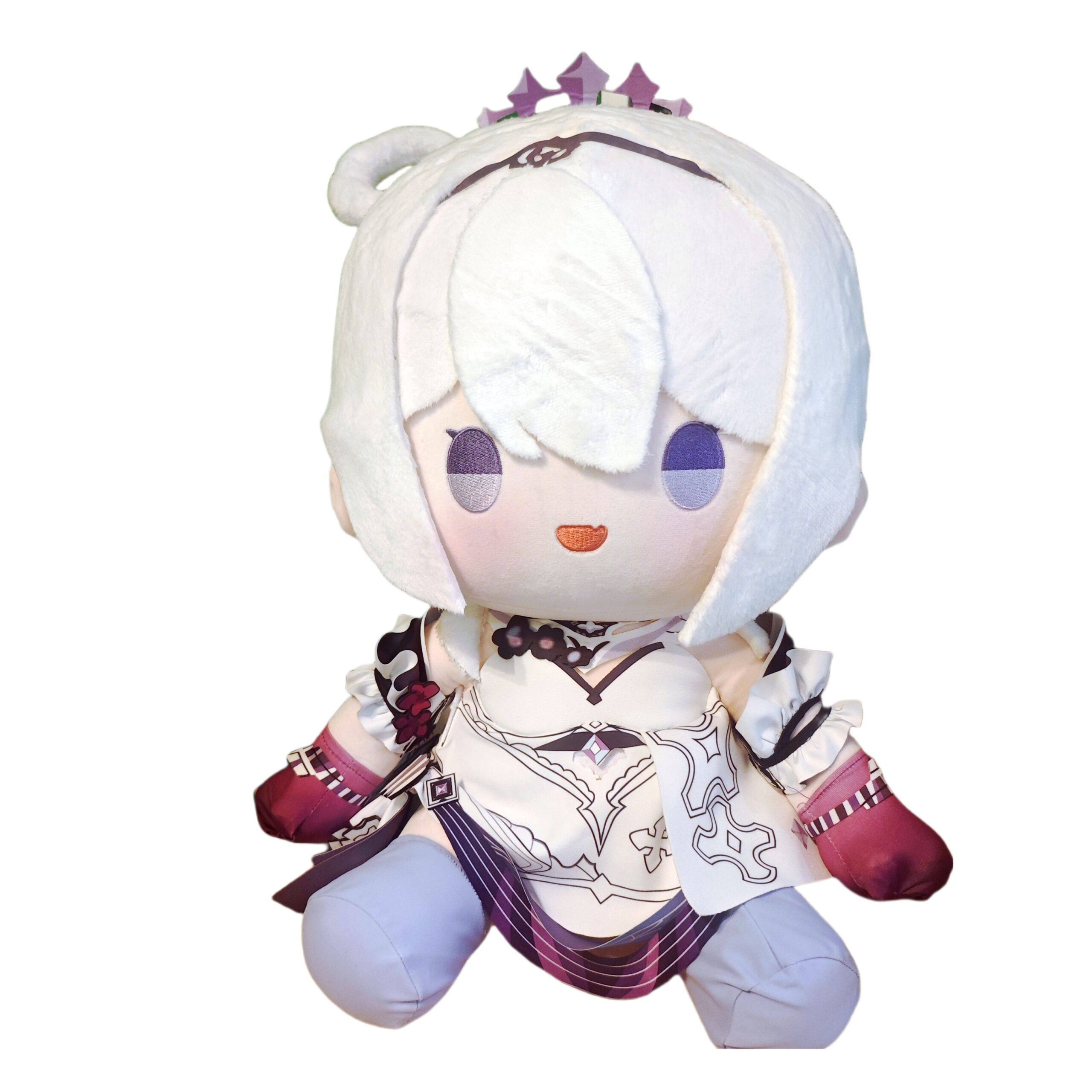 Fanart Kiana Kaslana Plushies Female 40CM Bean Eyes Plush Doll With Clothes - 图片 6
