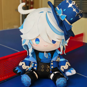 Fanart Furina Plushies Female 40CM Bean Eyes Plush Doll With Clothes